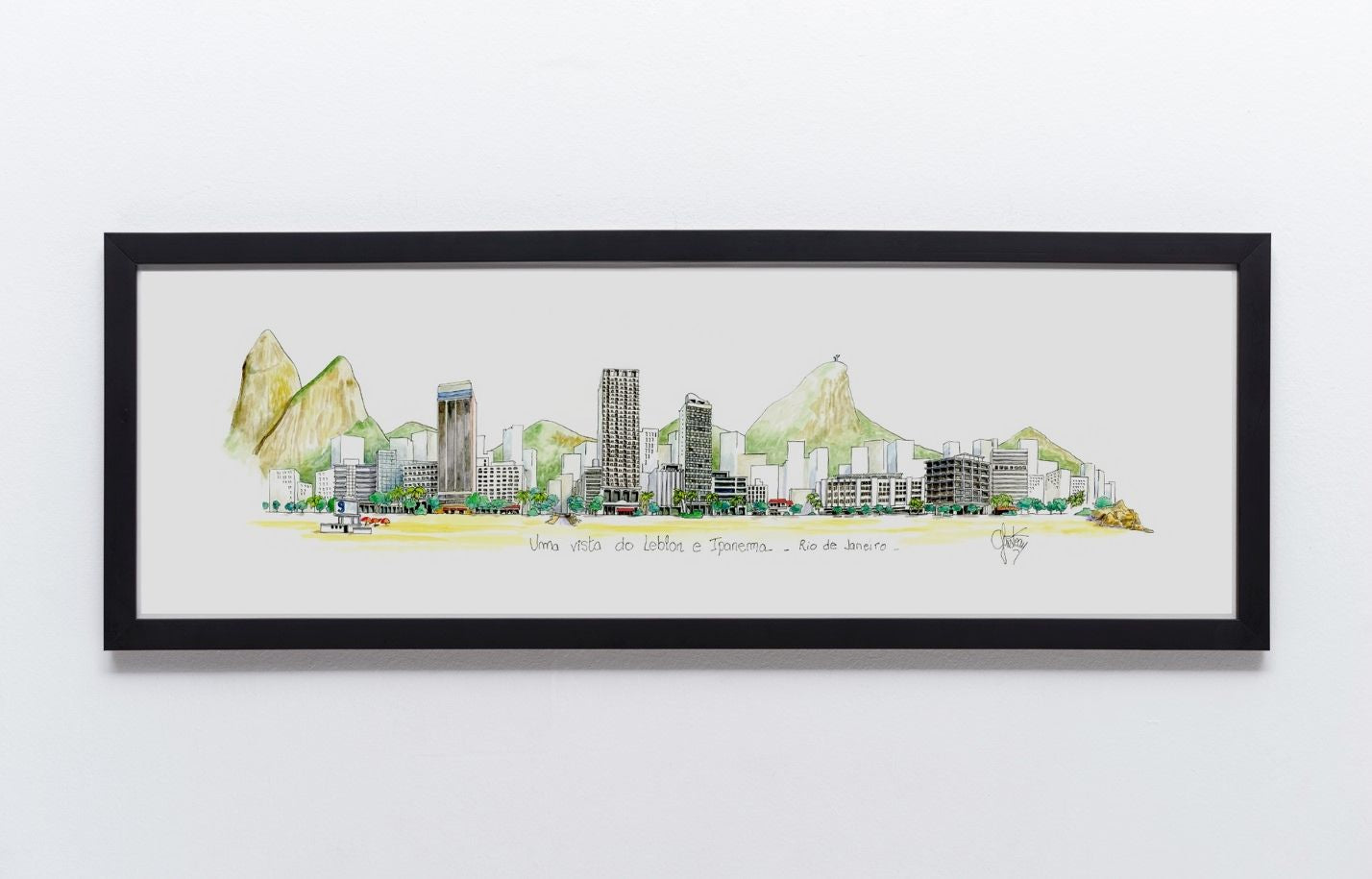 Rio de Janeiro - Ipanema - 60 x 20 cm