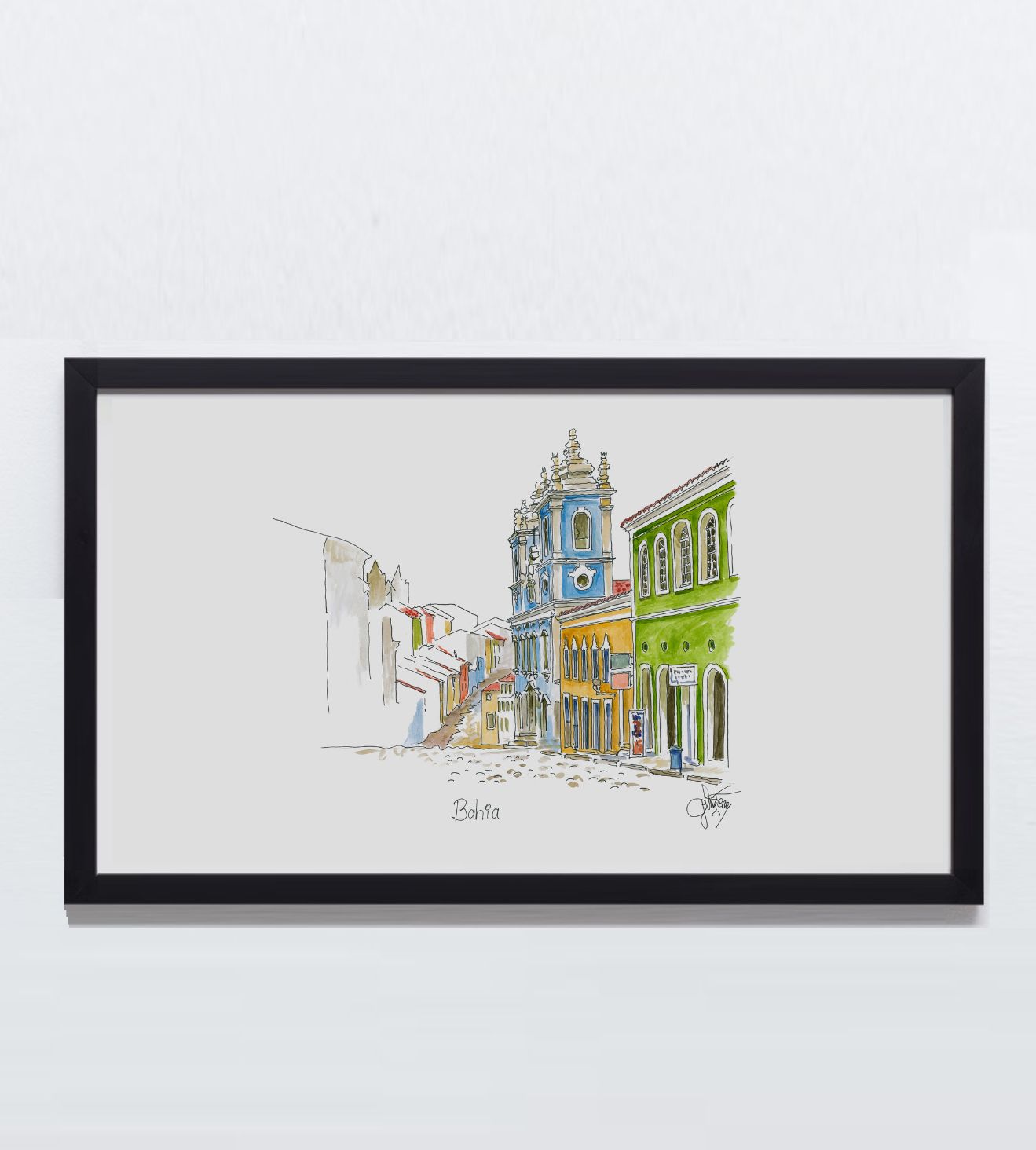 Uma rua da Bahia