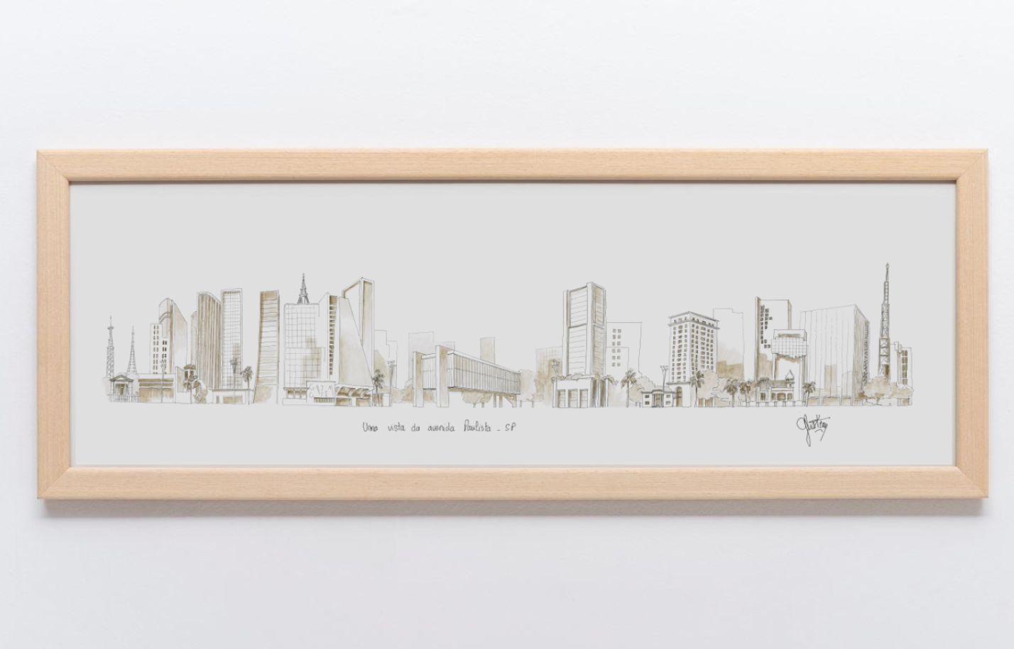 Avenida Paulista I - 60 x 20 cm