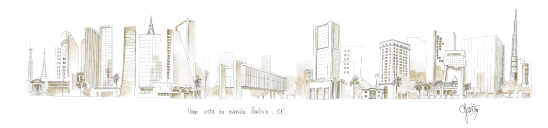 Avenida Paulista I - 60 x 20 cm