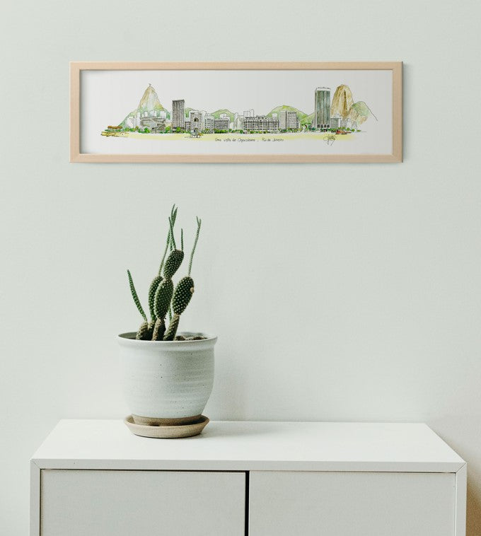 Rio de Janeiro - Copacabana - 60 x 20 cm