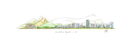 Rio de Janeiro - Ipanema - 60 x 20 cm