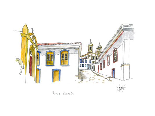 Uma rua de Ouro Preto